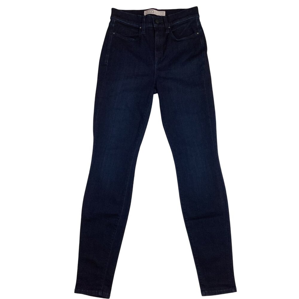 AYR Womens Hi-Rise Skinny Jeans Dark Wash Womens 28